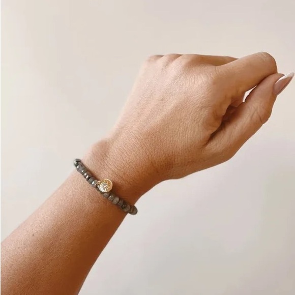 Gold Evil Eye Bracelet - Picture 2 of 2